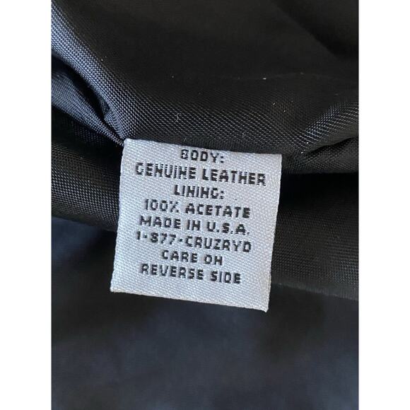 CHROME by Carrie Basham Womens Studded Black Leather Jacket Made In USA 8 - Picture 13 of 14